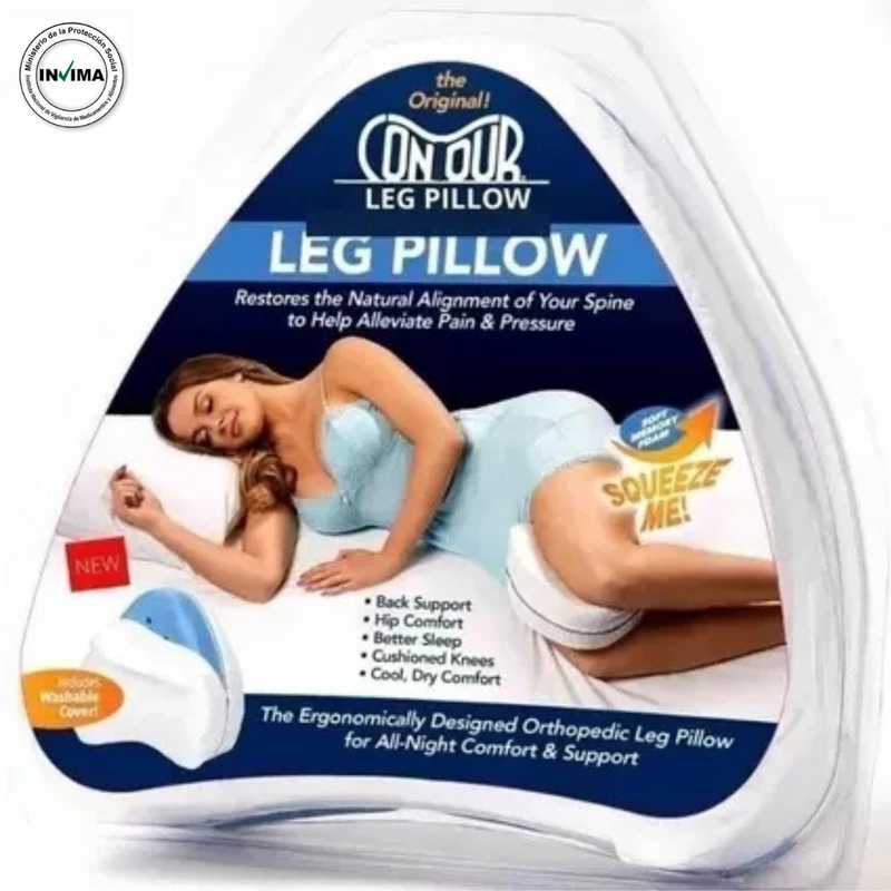 LEG PILLOW - Almohada Ortopédica Entre Piernas Espuma