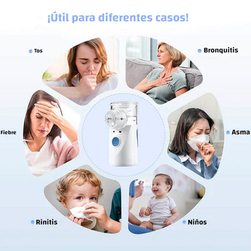 NEBULIZADOR PORTÁTIL - DESCONGESTIONA LAS VÍAS RESPIRATORIAS! 🤩🌬️🍃 - ENVÍO GRATIS