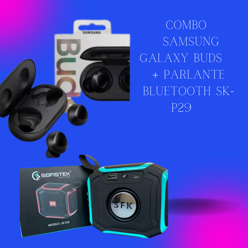 COMBO SAMSUNG GALAXY BUDS + PARLANTE SKP