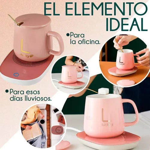 Taza premium con Calentador Electrico - Precio especial por tiempo limitado